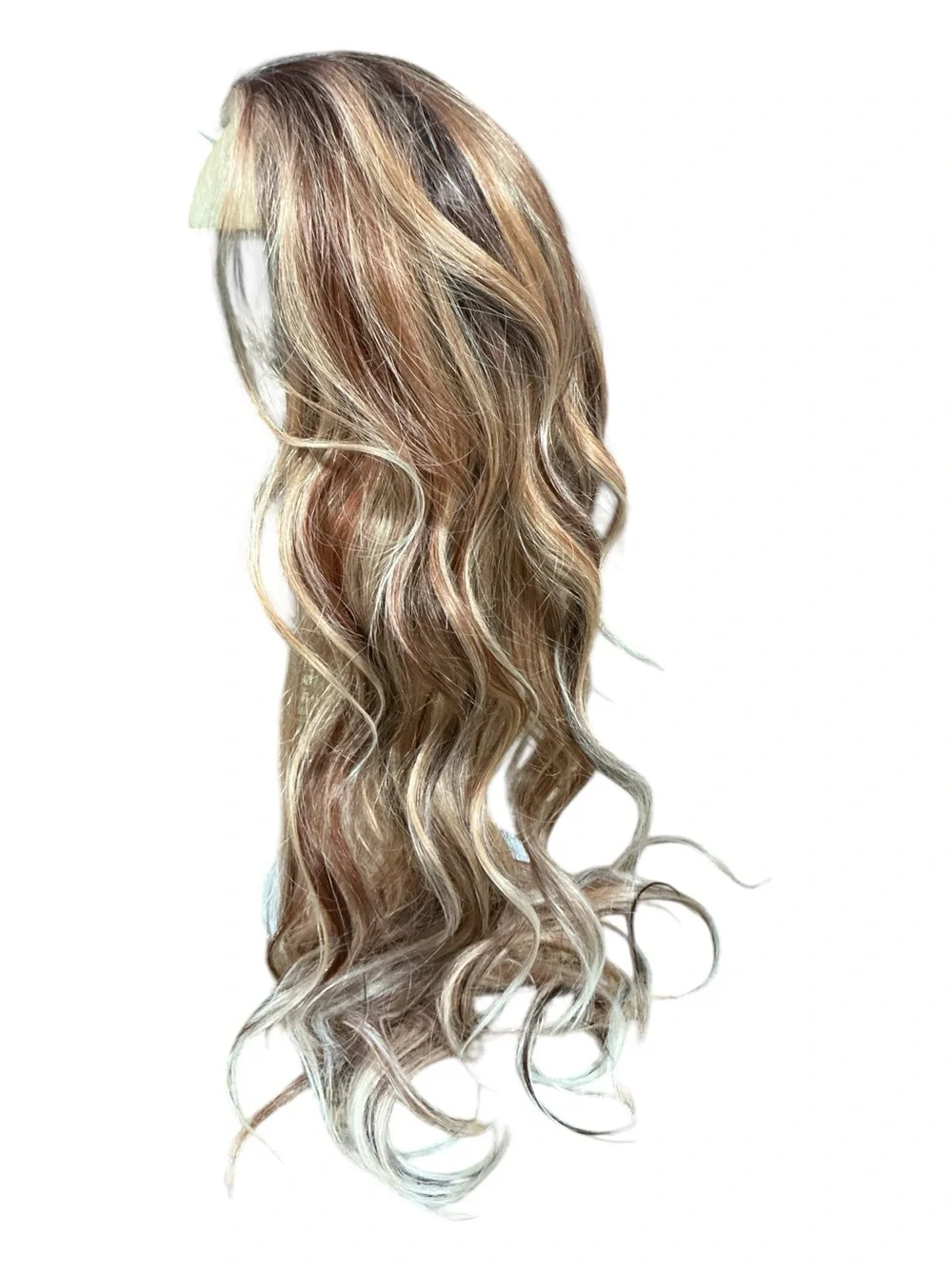 CSC Nakia. Premium Long Wavy Lace Front Wig - Blonde with Highlights